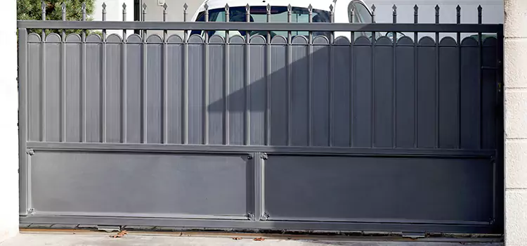 Metal Driveway Gate Installation Lehi